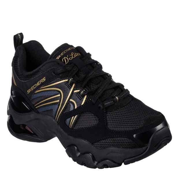 Black/Black - Skechers - Women's Chunky Trainers