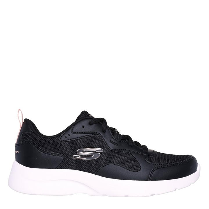 Skechers Women's Black Dynamight Slip On Trainers in Size 2.5, Sports Direct