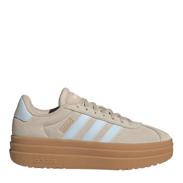 Beige/Blue - adidas - VL Court Bold Women's Trainers