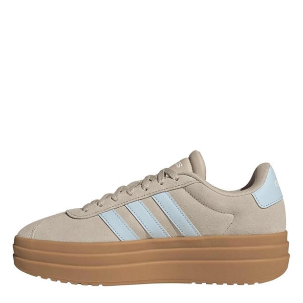 Beige/Blue - adidas - VL Court Bold Women's Trainers