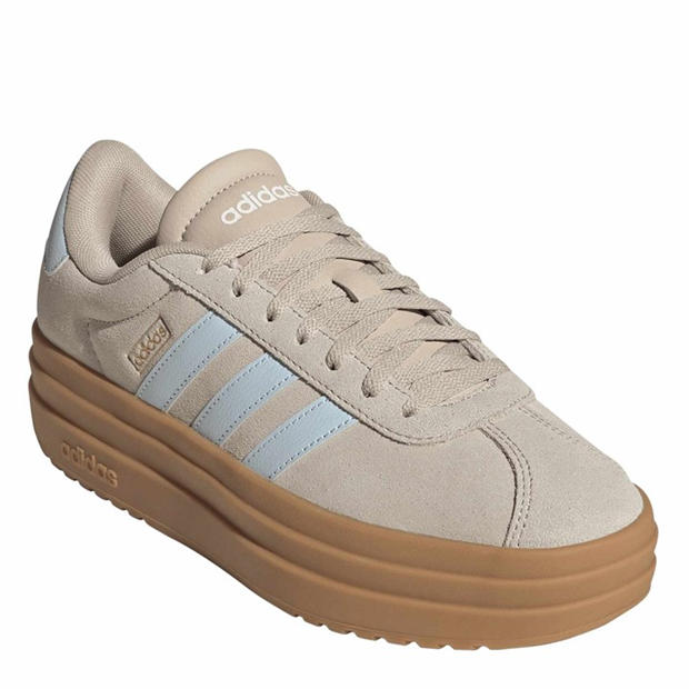 Beige/Blue - adidas - VL Court Bold Women's Trainers