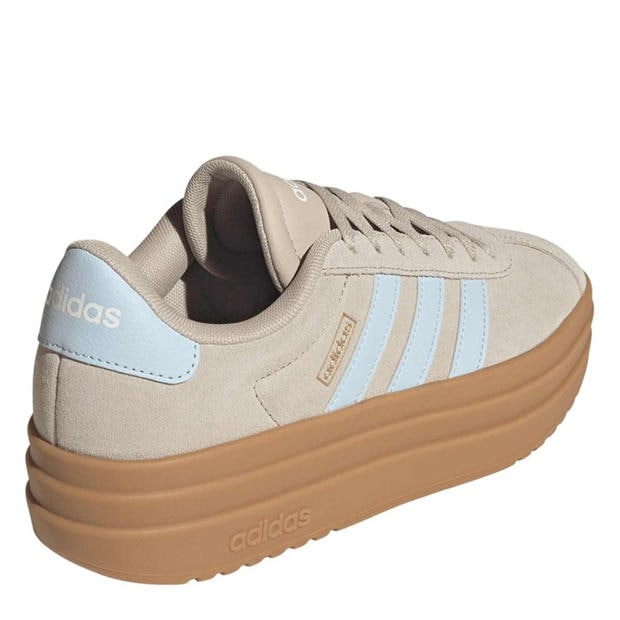 Beige/Blue - adidas - VL Court Bold Women's Trainers