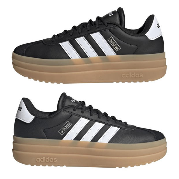 Blk/Wht/Gum - adidas - VL Court Bold Women's Trainers