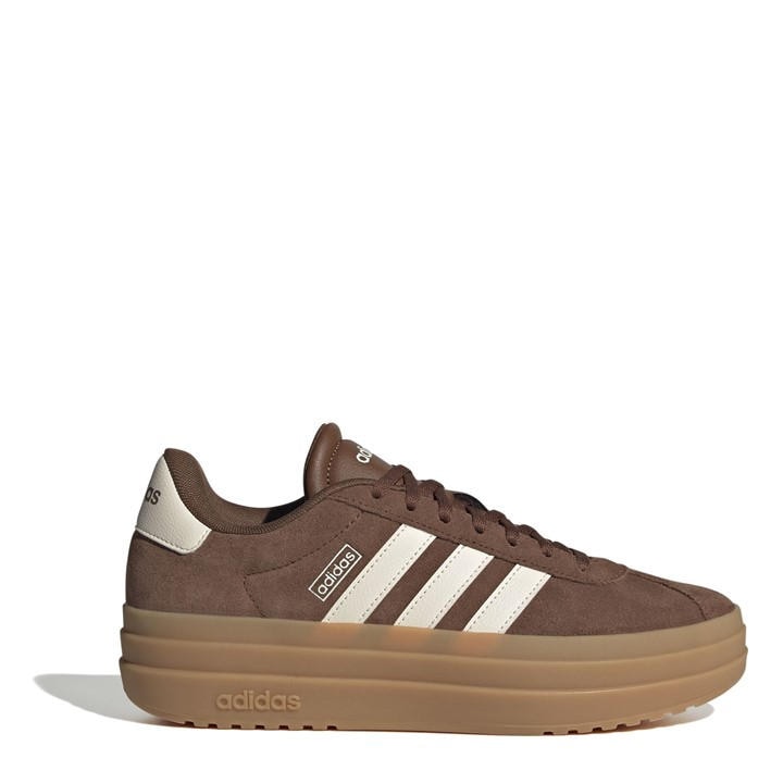 Adidas Women's Brown Vl Court Bold Trainers in Size 6.5, Sports Direct