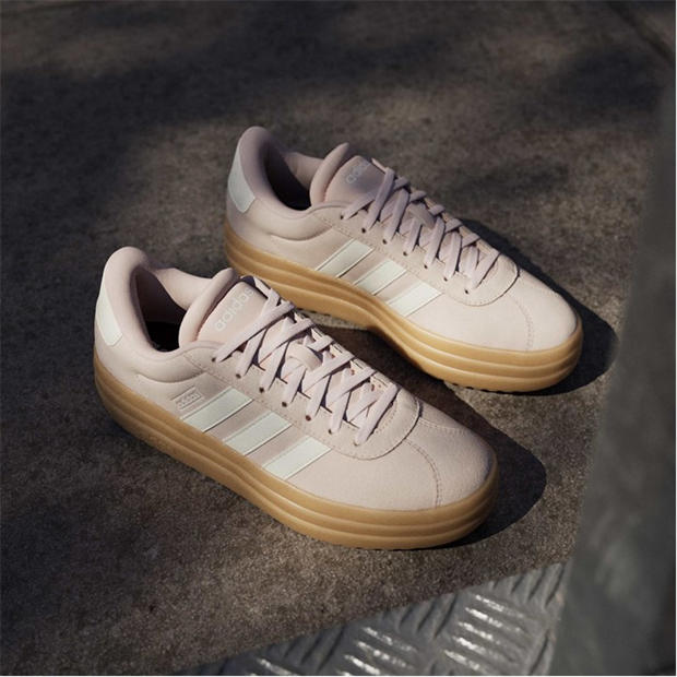 Blush/Wht/Gum - adidas - VL Court Bold Women's Trainers
