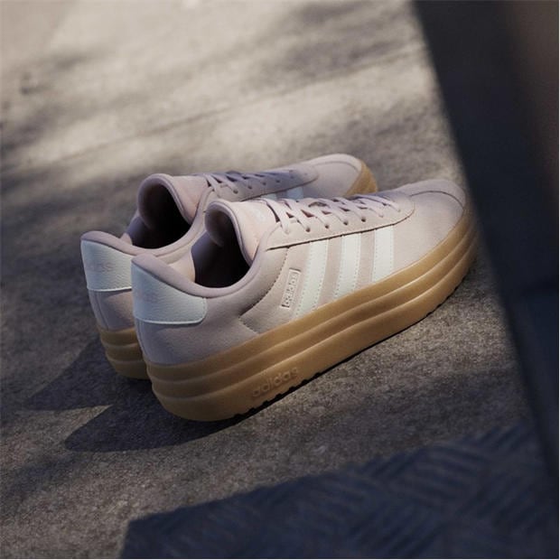 Blush/Wht/Gum - adidas - VL Court Bold Women's Trainers