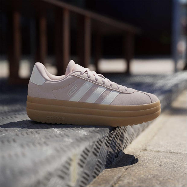 Blush/Wht/Gum - adidas - VL Court Bold Women's Trainers