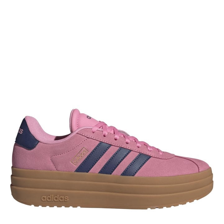 Adidas Women's Pink Vl Court Bold Trainers in Size 6.5, Sports Direct