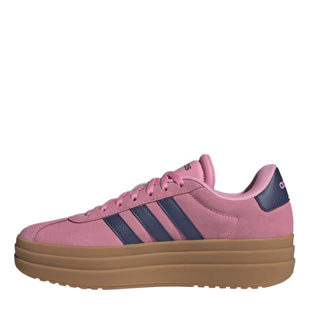 Pink/Navy - adidas - VL Court Bold Women's Trainers