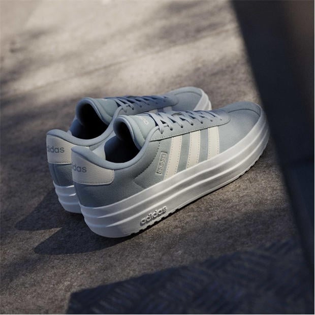 Wonder Sage/Wht - adidas - VL Court Bold Women's Trainers