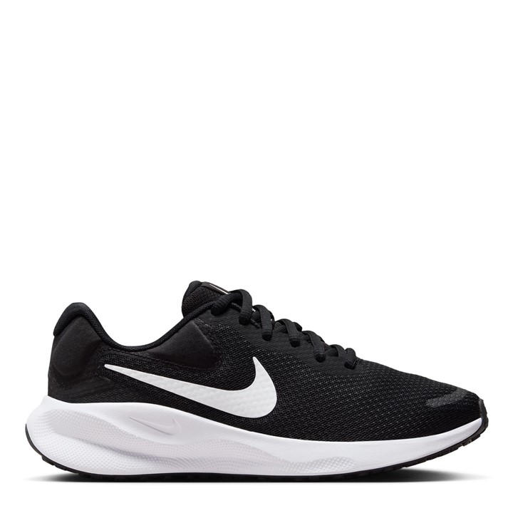 Nike Women's Black Revolution 7 Running Shoes in Size 4, Sports Direct