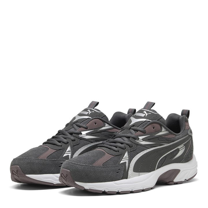 Puma Women's Grey Milenio Tech Low-Top Trainers in Size 7, Sports Direct