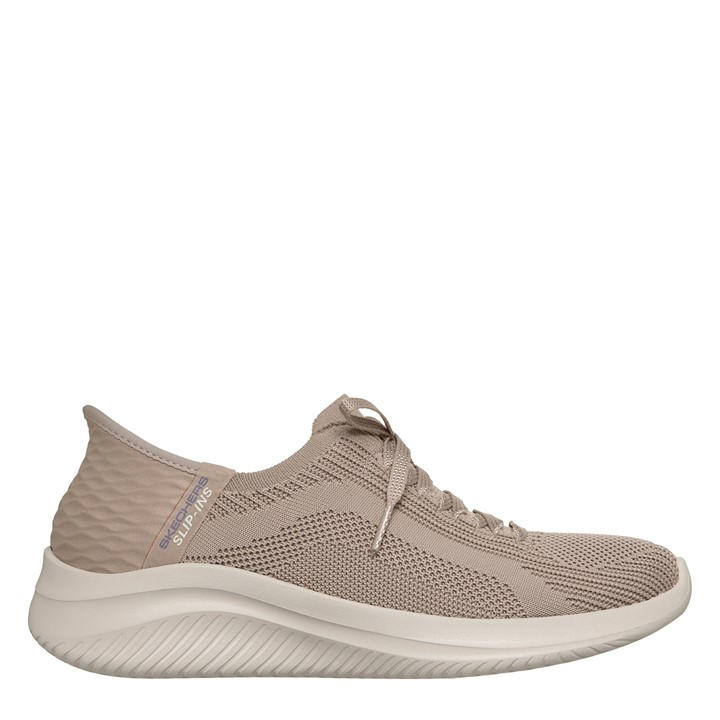 Skechers Women's Beige Slip-Ins Ultra Flex 3.0 - Brilliant in Size 6, Sports Direct