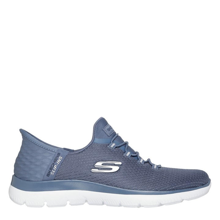 Skechers Women's Blue Slip-Ins: Summits - Diamond Dream in Size 8, Sports Direct