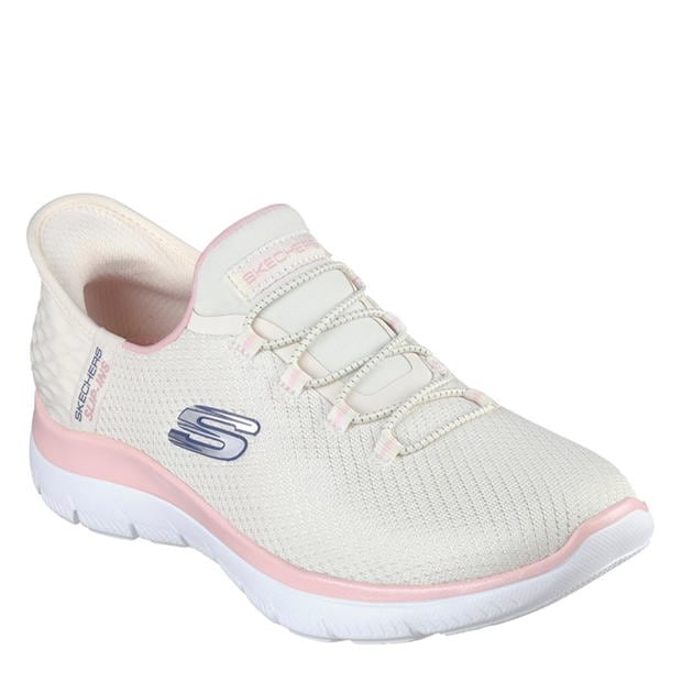 Off White/Pink - Skechers - Slip-Ins: Summits - Diamond Dream