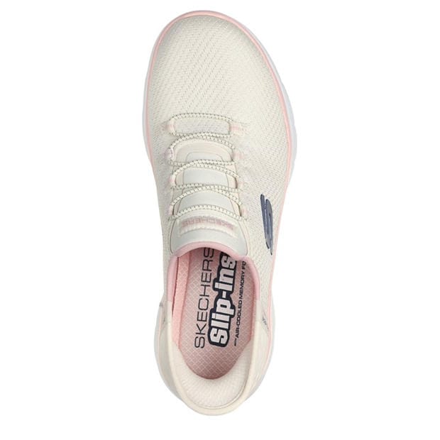 Off White/Pink - Skechers - Slip-Ins: Summits - Diamond Dream
