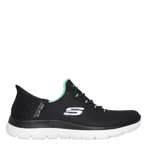 Black/Turquoise - Skechers - Slip-Ins: Summits - Diamond Dream