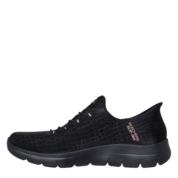Black/Rose Gold - Skechers - Slip-Ins: Summits - Diamond Dream