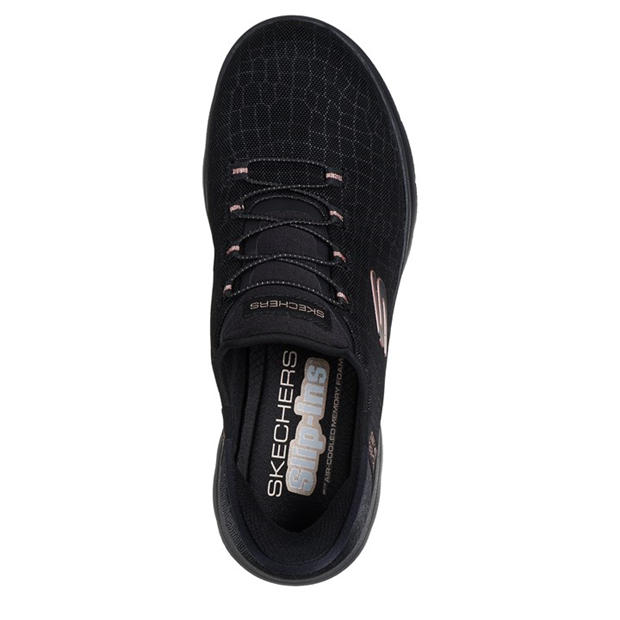 Black/Rose Gold - Skechers - Slip-Ins: Summits - Diamond Dream