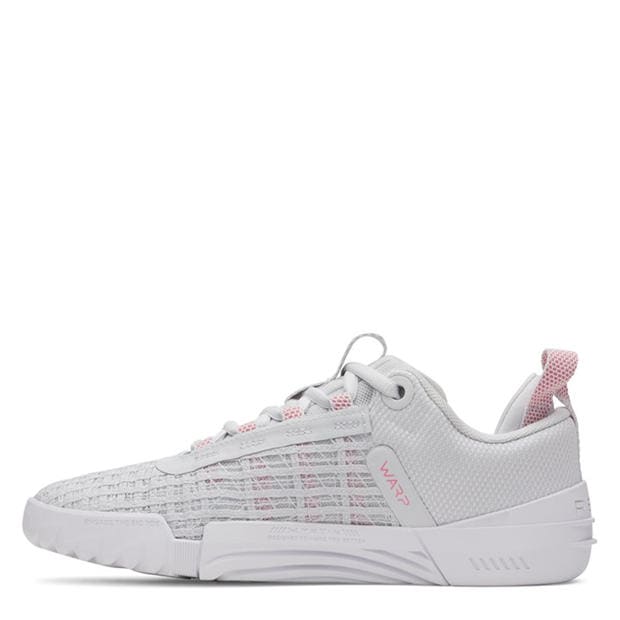 Gray/White/Pink - Under Armour - Women's TriBase Reign Training Shoes