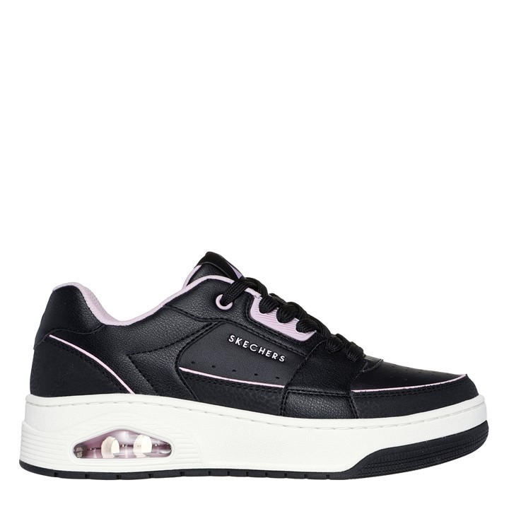 Skechers Women's Black Uno Court in Size 5, Sports Direct