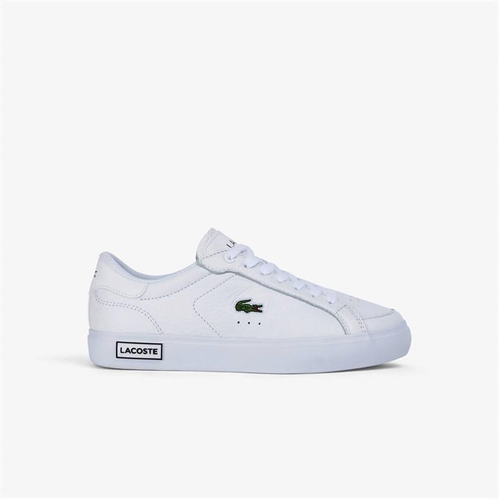 Lacoste Women's White Powercourt Trainers in Size 7, Sports Direct