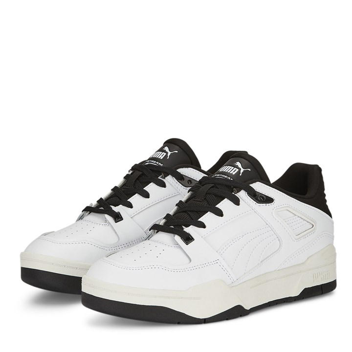 Puma Women's White Slipstream Low-Top Trainers in Size 3.5, Sports Direct