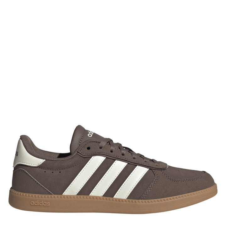 Adidas Women's Brown Breaknet Sleek Suede Shoes in Size 6.5, Sports Direct