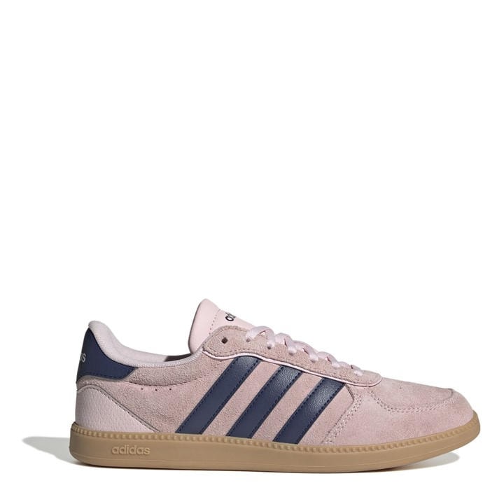 adidas Breaknet Sleek Suede Trainers Womens - Pink