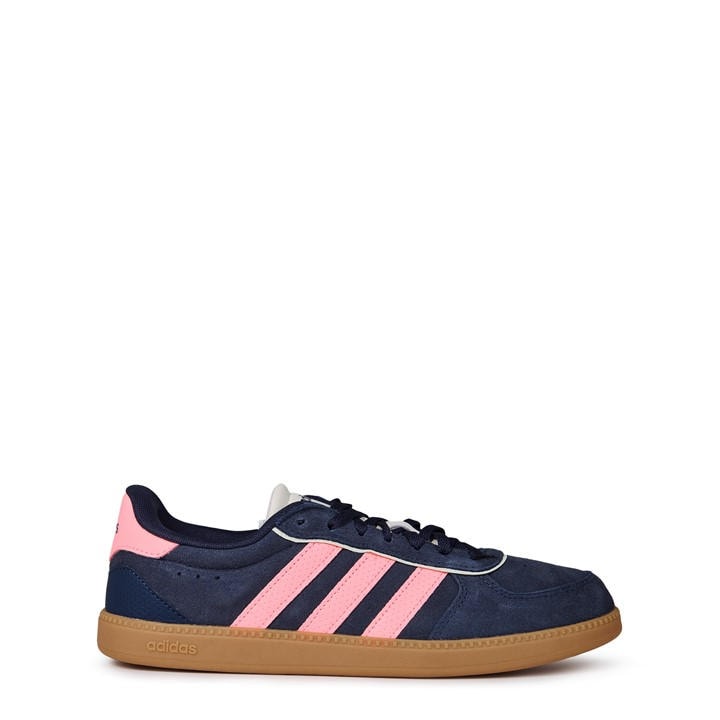 Adidas Women's Blue Breaknet Sleek Suede Shoes in Size 6, Sports Direct