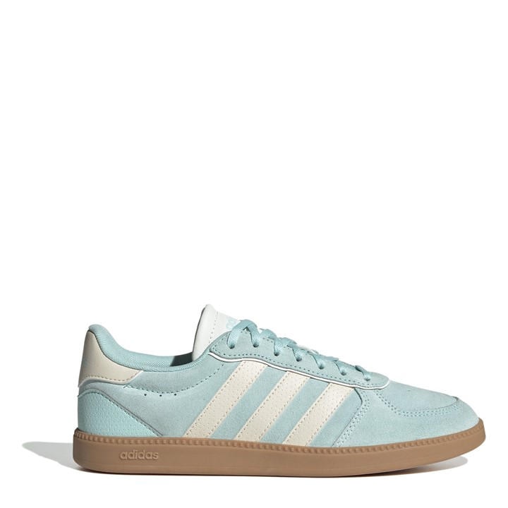 Adidas Women's Blue Breaknet Sleek Suede Trainers Size 5