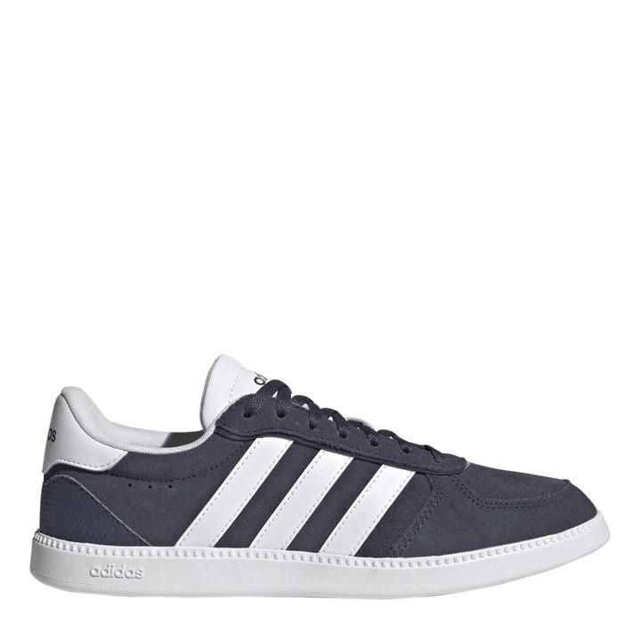 Adidas Women's Blue Breaknet Sleek Suede Shoes in Size 6.5, Sports Direct
