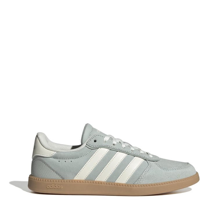 Adidas Women's Grey Breaknet Sleek Suede Shoes in Size 5, Sports Direct