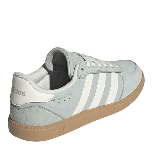 Grey/White - adidas - Breaknet Sleek Suede Womens Shoes