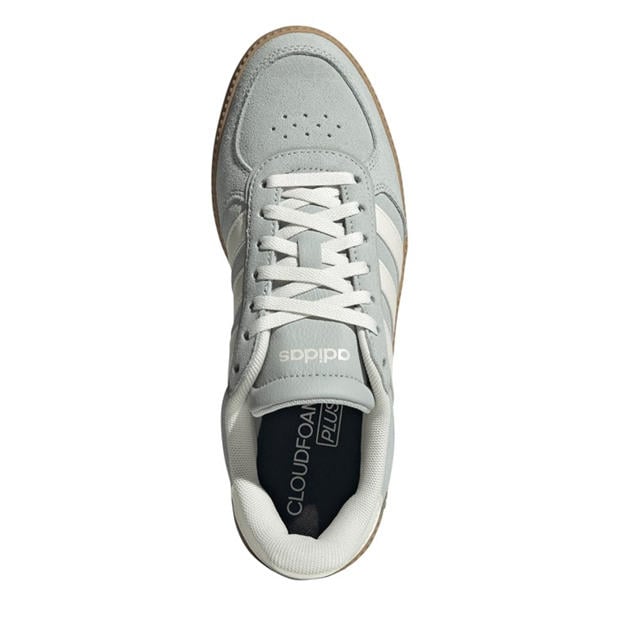 Grey/White - adidas - Breaknet Sleek Suede Womens Shoes