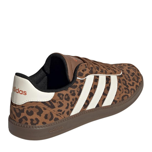 Leopard - adidas - Breaknet Sleek Suede Womens Shoes