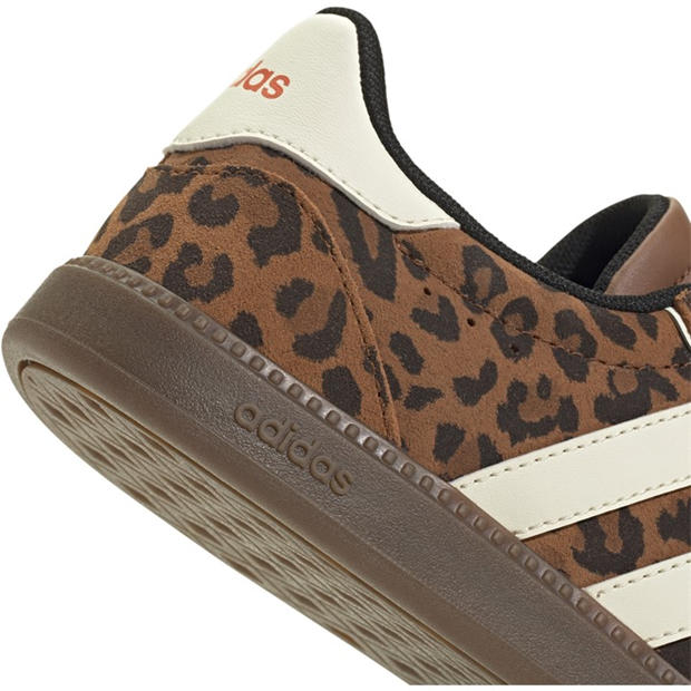 Leopard - adidas - Breaknet Sleek Suede Womens Shoes