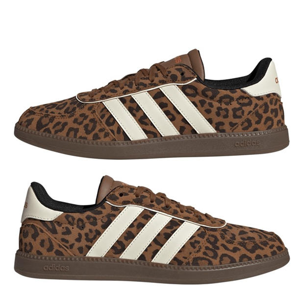 Leopard - adidas - Breaknet Sleek Suede Womens Shoes