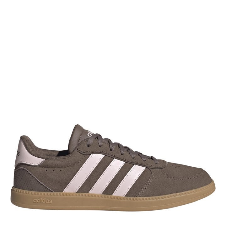 Adidas Women's Brown Breaknet Sleek Suede Shoes in Size 6.5, Sports Direct