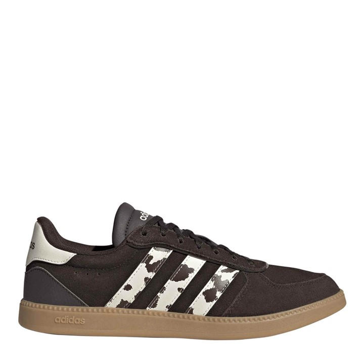 Adidas Women's Brown Breaknet Sleek Suede Shoes in Size 5, Sports Direct
