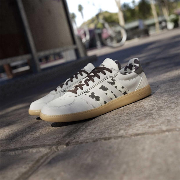 Off Wht/Cow - adidas - Breaknet Sleek Suede Womens Shoes
