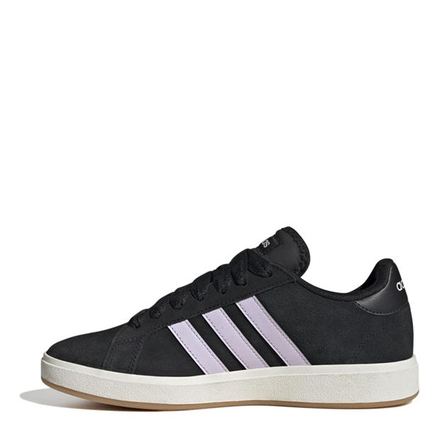Black/Lvndr/Wht - adidas - Grand Court Base 00s Womens Trainers