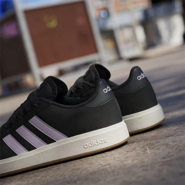Black/Lvndr/Wht - adidas - Grand Court Base 00s Womens Trainers