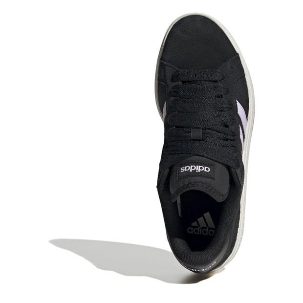 Black/Lvndr/Wht - adidas - Grand Court Base 00s Womens Trainers