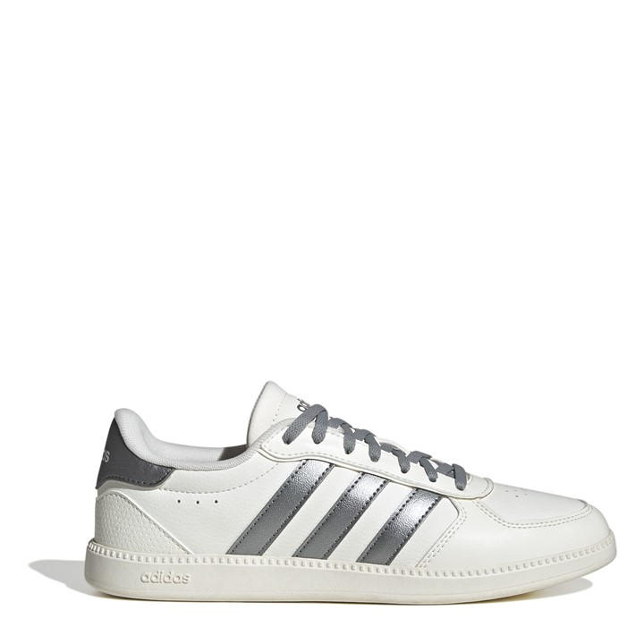 Adidas Women's White Breaknet Sleek Trainers Size 8