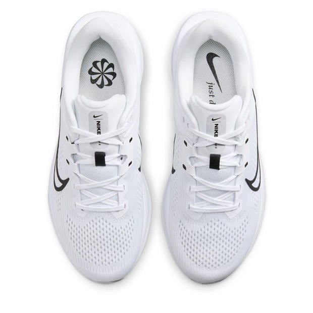White/Black - Nike - Quest 6 Womens Road Running Shoes