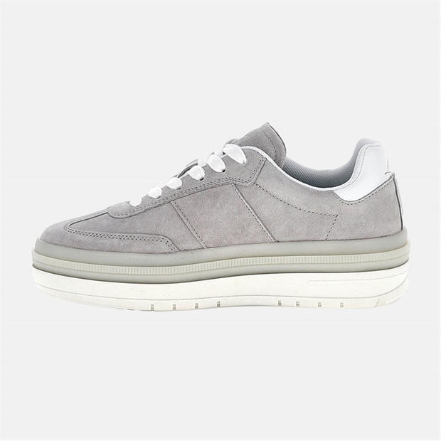 Mushroom Gray - Lotto Sport Italia - Women's Low-Top Trainers