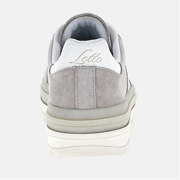 Mushroom Gray - Lotto Sport Italia - Women's Low-Top Trainers