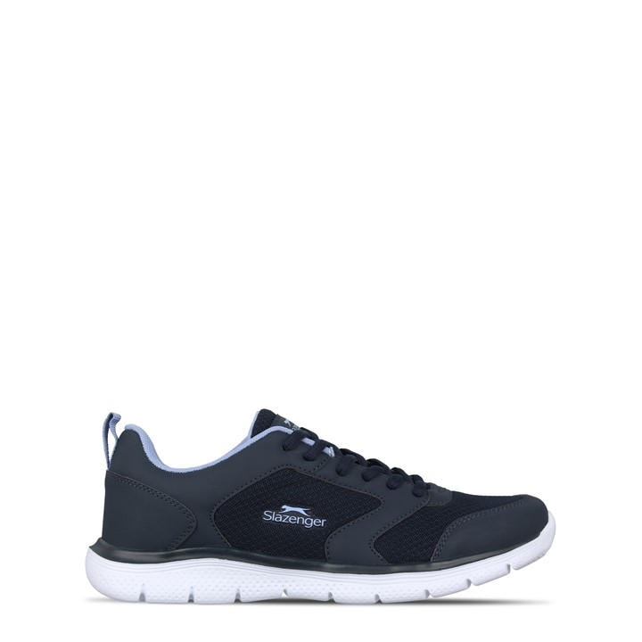 Slazenger Women's Blue Force Mesh Trainers in Size 8, Sports Direct