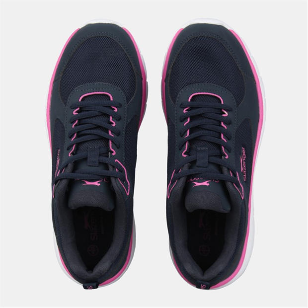 Navy/Fuschia - Slazenger - Force Mesh Trainers Womens
